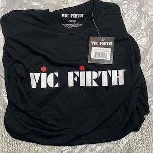 NWT Vic Firth Black Logo Shirt